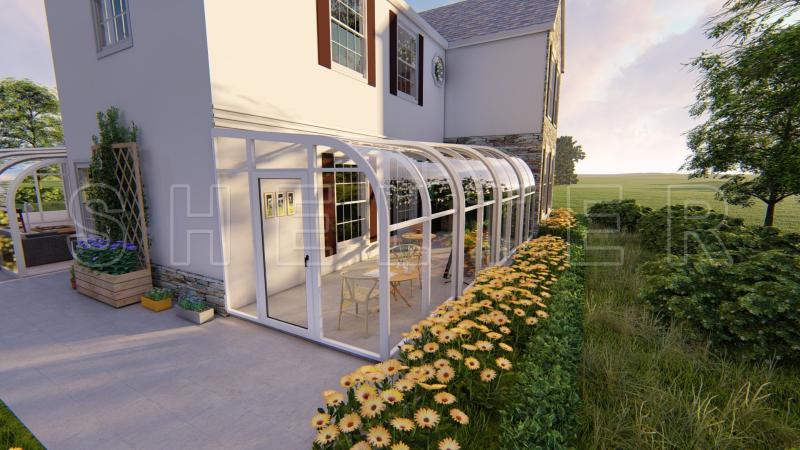 移動款陽光房相比傳統(tǒng)固定陽光房的優(yōu)勢